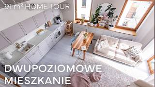 91² dwupoziomowe mieszkanie rodziny  różne osłony na grzejnik  HOME TOUR [upl. by Culliton]