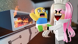 EYRA JADI CHEF KEJAM BAKAR BABY DALAM MICROWAVE  BAKE DA BABY  ROBLOX MALAYSIA [upl. by Atirehs38]