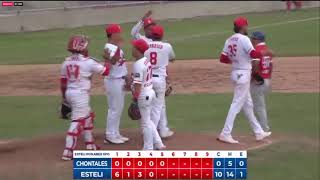 Estelí vs Chontales Tercer Juego de la serie Campeonato GPO 2024 [upl. by Nnylacissej930]