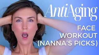 Ultimate AntiAging Face Exercise Routine  Lisa’s Nanna’s MUST TRY Exercises  Natural Face Lift [upl. by Ilac]