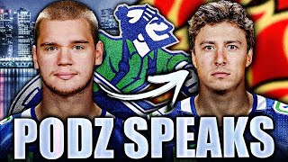 VASILI PODKOLZIN SPEAKS OUT ON WHAT WENT WRONG WITH ANDREI KUZMENKO VANCOUVER CANUCKS NEWS [upl. by Norehc]