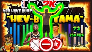 BEST CENTER BUILD IN NBA 2K25 – Wemby x KD Hybridquot HeaVys First Build [upl. by Anirda]