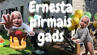 Ernesta pirmais gads un pirmie soļi [upl. by Langbehn]