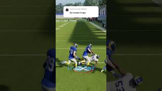 Day 8100 of scoring a 99 yard touchdown with whoever you guys want trending shorts fyp Madden24 [upl. by Nare]