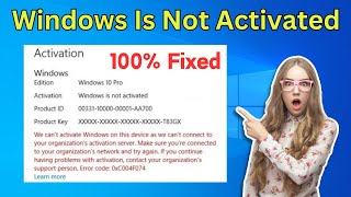 Fix We cant Activate Windows on this Device as we cant Connect to your Organization Activation [upl. by Ahtnams169]