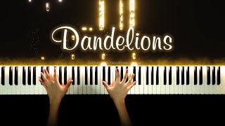 Ruth B  Dandelions  Piano Cover with Strings with Lyrics amp PIANO SHEET [upl. by Artamas]