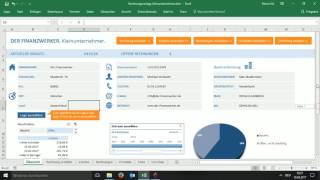 Rechnungen erstellen mit Excel  Der Finanzwerker Tutorial [upl. by Alitha570]