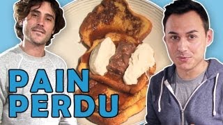 Recette du Pain Perdu par Hervé Cuisine Chez Vous [upl. by Triplett]