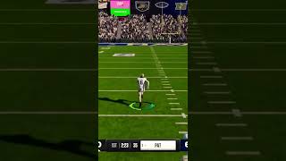 Amazing field goal block into a touchdown collegefootball25 fieldgoalblocked [upl. by Harrat485]