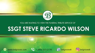 Ssgt Steve Ricardo Wilson Tribute Service [upl. by Missak]