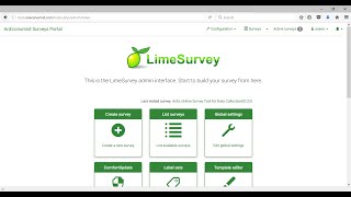 Create An Effective Online Survey and Questionnaire in LimeSurvey [upl. by Jessie]