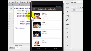 Como agregar un recyclerview dentro de un fragment [upl. by Esinal]