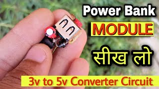 How to make power bank circuit  37v to 5V Boost converter [upl. by Yeclek]