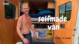 How a travel camper van is self made Exploring Cyrils van [upl. by Courcy407]