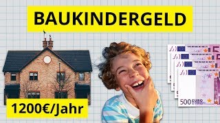 Baukindergeld erklärt Mit Zuschuss vom Staat ins eigene Heim [upl. by Eisnil]