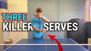 3 KILLER Serves for ALL Players  Learn to Serve Effectively [upl. by Aihsened]