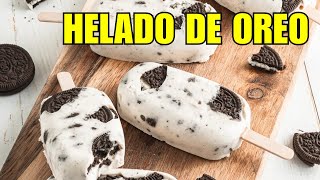 Cómo Hacer Helado de OREO Cremoso y Delicioso en Casa 🍫🍨 [upl. by Hennahane411]