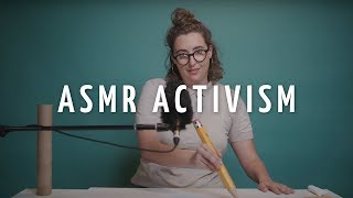 SISTERHOOD • quotASMR Activism Making a Protest Signquot Featuring Caitlin Kimball [upl. by Eytteb]