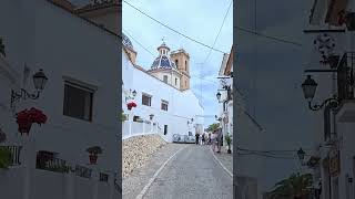 4K Altea Spain  Walking Tour [upl. by Hourigan]