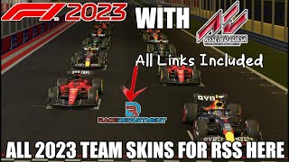 F1 2023 All Team Skins  RSS Formula Hybrid 2022  Assetto Corsa  Links In Description [upl. by Ahrens108]