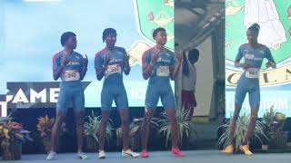 CARIFTA50 4x100m U20 Boys Final  SportsMax TV [upl. by Slaohcin]