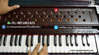 Mere Rashke Qamar Harmonium Lesson  Sargam Book [upl. by Tsiuqram]