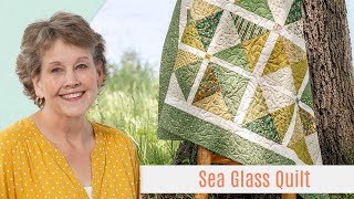 How To Make A Sea Glass Quilt  Free Quilting Tutorial [upl. by Enorel]