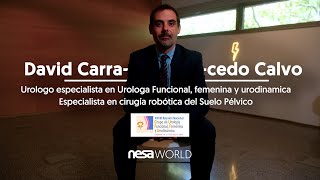 David Carracedo Urólogo especialista en Urología Funcional y cirugía robótica del suelo pélvico [upl. by Coriss853]