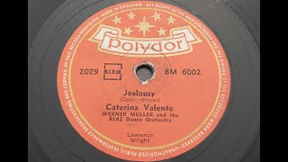 Caterina Valente Jealousy 1955 78 rpm [upl. by Castra]