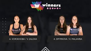 Winners Beach Volleyball Women A Vorokhoba  V Zaloha  A Smyrnova  K Maliavina 14082024 [upl. by Sivek]