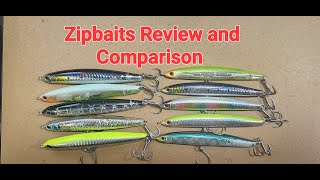 Zipbaits Review and Comparison [upl. by Olson]