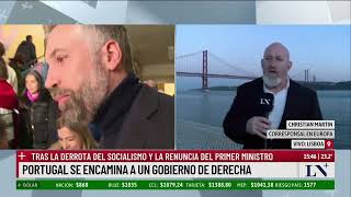 Tras la derrota del socialismo Portugal se encamina a un gobierno de derecha [upl. by Ahsemal857]