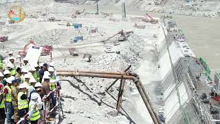 Construction continues on 14 key sites of Diamer Basha Dam Project [upl. by Aciraj]