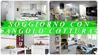 Come arredare un soggiorno con angolo cottura [upl. by How]