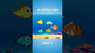 🦈🐟10 little fish  Part 6  Little Fish Tales  fish shorts [upl. by Adnopoz]