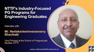 NTTFs Industryfocused PG Programs for Engineering Graduates [upl. by Aivatnuahs]