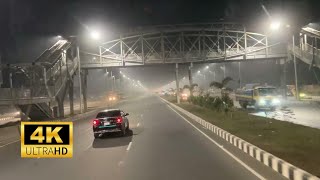 Bangladeshi 4K street tour Dhaka city  300 fit Expressway 4K tour Bangladeshi Expressway in night [upl. by Terle]