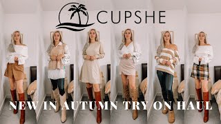 CUPSHE NEW IN AUTUMN TRY ON HAUL 🍂  Isobel Celine [upl. by Kelwen]