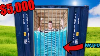 5000 Unbreakable BOX PRISON ESCAPE  UNDERWATER UNBREAKABLE BOX PRANK 📦💧 [upl. by Ayotol583]