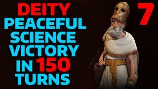 Civ 6  T150 Peaceful DEITY Science Victory  Part 7 [upl. by Annmaria]