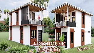 New Tiny House 3x6 Meter 18 Sqm  Small House Dream  Mini casa 3x6 Metros [upl. by Alvarez]