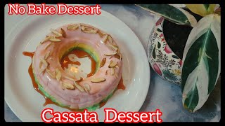 Cassata Dessert Recipe Better Than Cassata Icecream Just 2ingredient [upl. by Hekker]