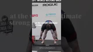 Hafthor Bjornsson  Deadlift501kgWorld Record2020 story worldrecord facts history [upl. by Margit84]