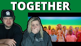 Sia  Together from the motion picture Music  COUPLE REACTION VIDEO [upl. by Aicirtam]