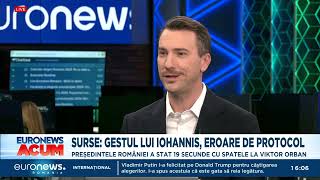 Iohannis eroare de protocol Președintele României a stat 19 secunde cu spatele la Viktor Orban [upl. by Correna711]