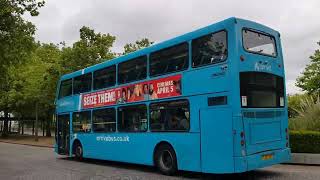 Bus Spotting in Milton Keynes Arriva Optare Olympus B9TL YJ57 BEU amp Sapphire E200 MMC YX17 NPG [upl. by Akihsal375]