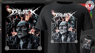 TShirt Design Tutorial In Adobe Photoshop 2022 [upl. by White]