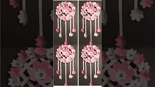 Wall hanging craft ideas paper easy beautiful viralvideoshorts shorts craft [upl. by Gnuhn]