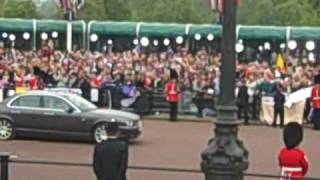 Royal Wedding Guests arrive at Buckingham Palace [upl. by Airamas]