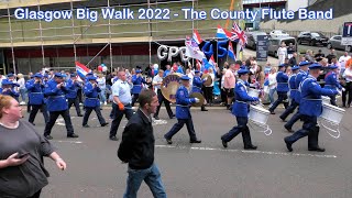 Glasgow Big Walk 2022  The County 4KUHD [upl. by Baudoin415]